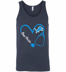 DETROIT LIONS LOVE NURSE ONE PRIDE GIFT Tank - zezetee