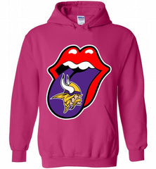 Minnesota Vikings  x The Rolling Stones Logo Hoodie - zezetee