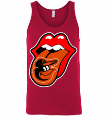 Baltimore Orioles  x The Rolling Stones Logo Tank - zezetee