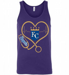 Nurse Heartbeat Kansas City Royals Tank - zezetee