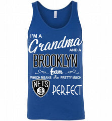 I'M A Grandma And A Brooklyn Nets Fans Perfect Tank - zezetee