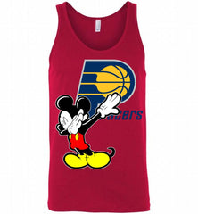 Disney Mickey Mouse Dabbing Indiana Pacers Tank - zezetee