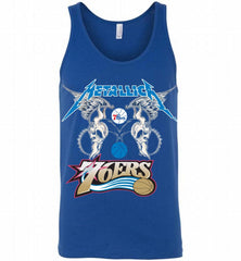 Metallica Philadelphia 76ers Logo Tank - zezetee