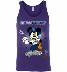 Detroit Tigers Mickey Mouse Disney Super Star Tank - zezetee