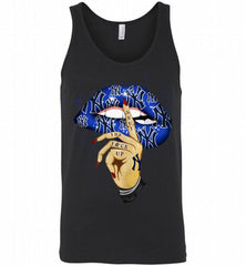 MLB New York Yankees Lip Shut The Fuck Up Tank - zezetee