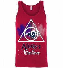 Los Angeles Rams Always Believe Harry Potter Tank - zezetee