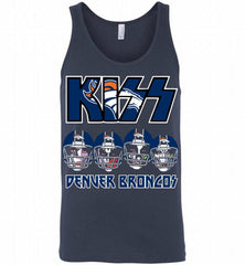 Kiss Denver Broncos Logo Tank - zezetee