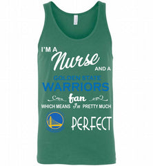 I'M A Nurse And A Golden State Warriors Fans Perfect Tank - zezetee