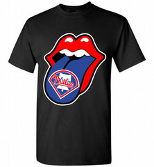 Philadelphia Phillies  x The Rolling Stones Logo Shirt - zezetee