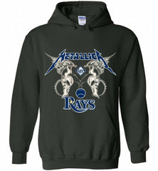 Metallica Tampa Bay Rays Logo Hoodie - zezetee