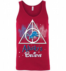 Detroit Lions Always Believe Harry Potter Tank - zezetee