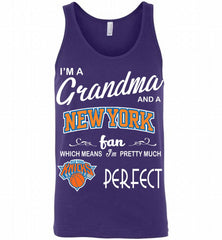 I'M A Grandma And A New York Knicks Fans Perfect Tank - zezetee