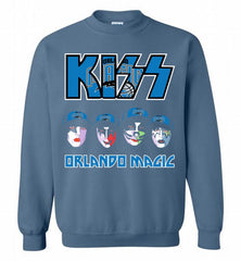 Kiss Orlando Magic Logo Crewneck Sweatshirt - zezetee
