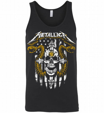 Metallica Pittsburgh Pirates Logo Tank - zezetee