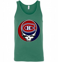 NHL TEAM MONTREAL CANADIENS X GRATEFUL DEAD LOGO BAND Tank - zezetee