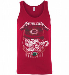Metallica Skull Snake Green Bay Packers Tank - zezetee