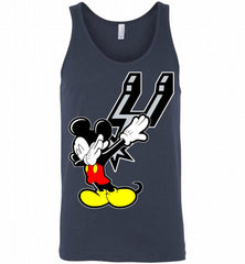 Disney Mickey Mouse Dabbing San Antonio Spurs Tank - zezetee