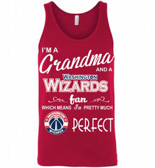 I'M A Grandma And A Washington Wizards Fans Perfect Tank - zezetee