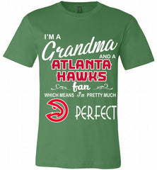I'M A Grandma And A Atlanta Hawks Fans Perfect Canvas USA - zezetee