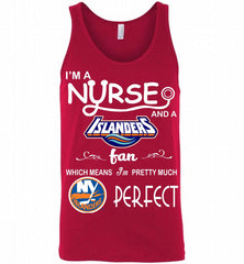 I'M A Nurse And A New York Islanders Fans Gift Tank - zezetee
