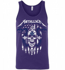 Metallica Snake Skull Toronto Maple Leafs Logo Tank - zezetee