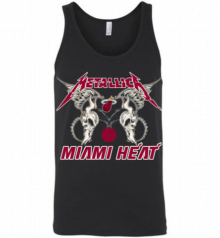 Metallica Miami Heat Logo Tank - zezetee
