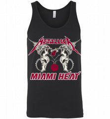 Metallica Miami Heat Logo Tank - zezetee