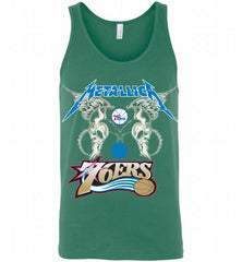 Metallica Philadelphia 76ers Logo Tank - zezetee