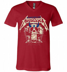 Metallica We Don't Give A Shit Kansas City Royals V-Neck Shirt - zezetee