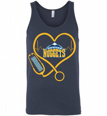 Nurse Heartbeat Love Denver Nuggets Tank - zezetee