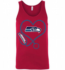 Nurse Heartbeat Seattle Seahawks Tank - zezetee