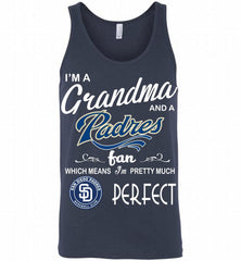 I'M A Grandma And A San Diego Padres Fans Gift Tank - zezetee