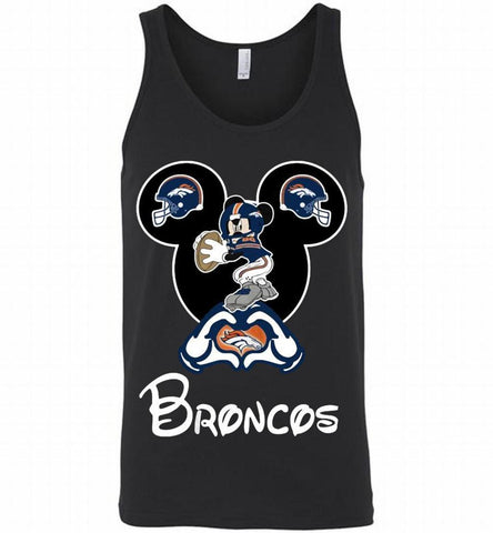 DENVER BRONCOS GIFT FANS MIKEY DISNEY GIFT Tank - zezetee