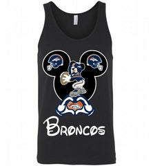 DENVER BRONCOS GIFT FANS MIKEY DISNEY GIFT Tank - zezetee