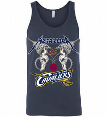 Metallica Cleveland Cavaliers Logo Tank - zezetee