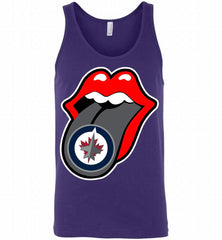 Winnipeg Jets  x The Rolling Stones Logo Tank - zezetee