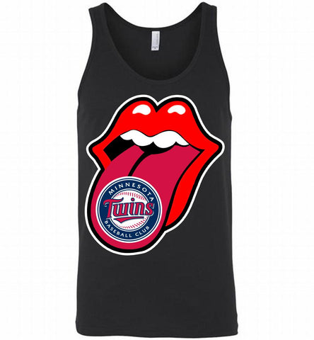 Minnesota Twins  x The Rolling Stones Logo Tank - zezetee