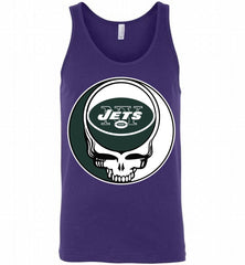 New York Jets Grateful Dead Logo Band Tank - zezetee