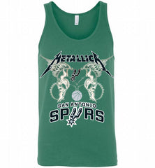 Metallica San Antonio Spurs Logo Tank - zezetee
