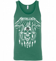 Metallica Snake Skull Brooklyn Nets Logo Tank - zezetee