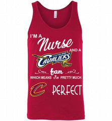 I'M A Nurse And A Cleveland Cavaliers Fans Perfect Tank - zezetee