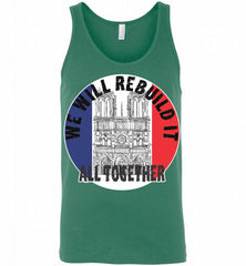 Copia de Notre Dame Cathedral 1345 We Will Rebuild All Together Tank - zezetee