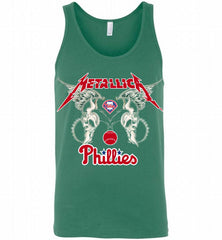 Metallica Philadelphia Phillies Logo Tank - zezetee