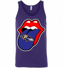 Baltimore Ravens  x The Rolling Stones Logo Tank - zezetee