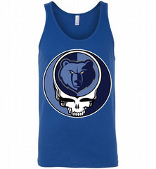 Memphis Grizzlies Grateful Dead Logo Band Tank - zezetee