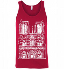 notre dame cathedral in light Tank - zezetee