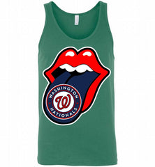 Washington Nationals  x The Rolling Stones Logo Tank - zezetee