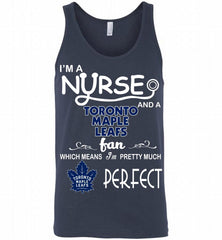I'M A Nurse And A Toronto Maple Leafs Fans Gift Tank - zezetee