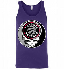Toronto Raptors Grateful Dead Logo Band Tank - zezetee