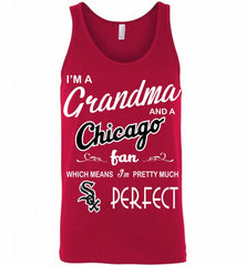 I'M A Grandma And A Chicago White Sox Fans Gift Tank - zezetee